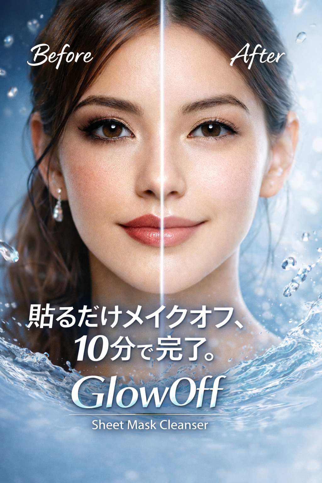 GlowOff Before/After イメージ